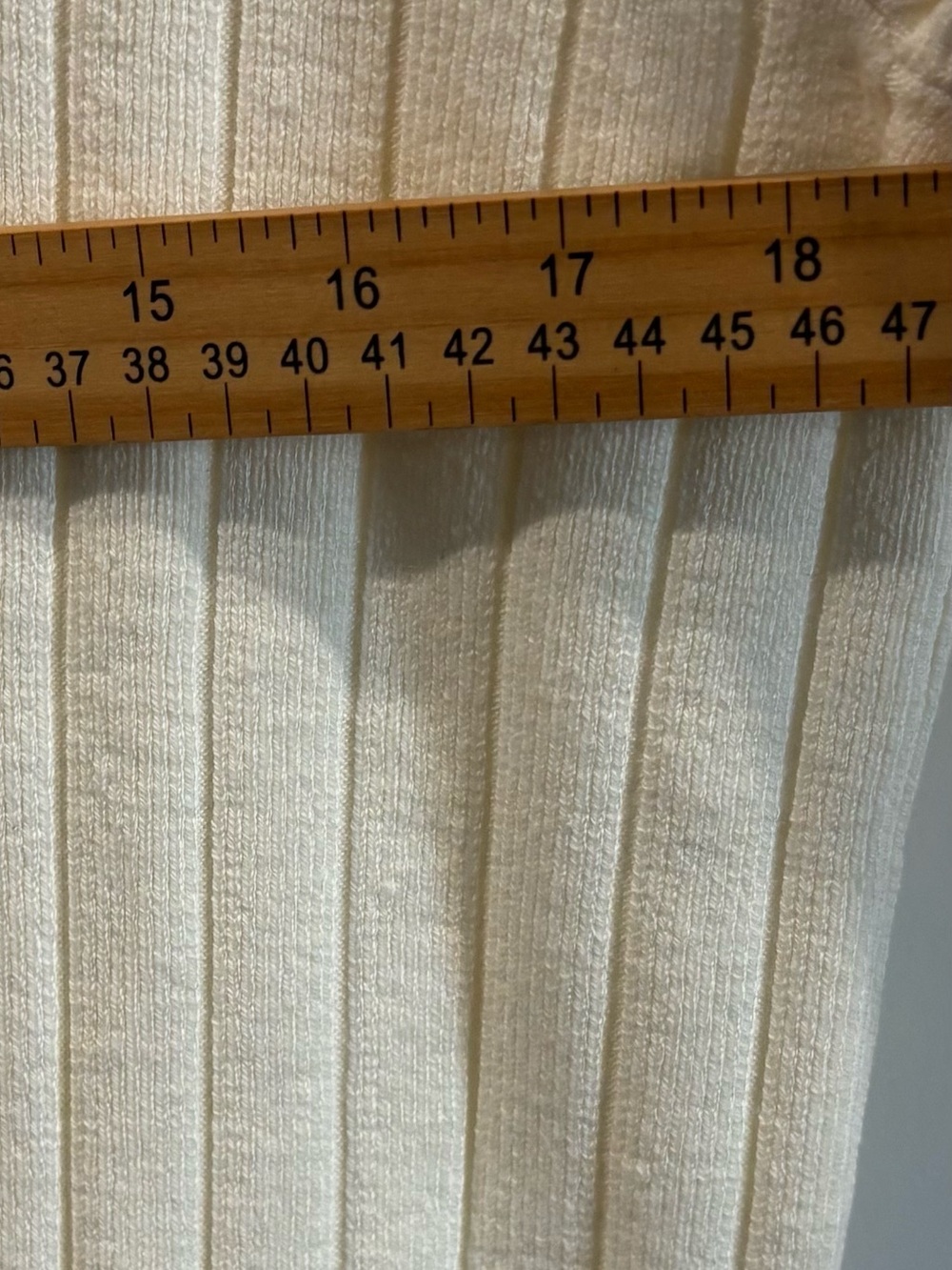 Talbots Cream Ribbed Turtleneck Sweater - Picture 8 of 9